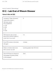 Lab Evaluation Of Rheumatic Disease Understanding ESR And CRP Course