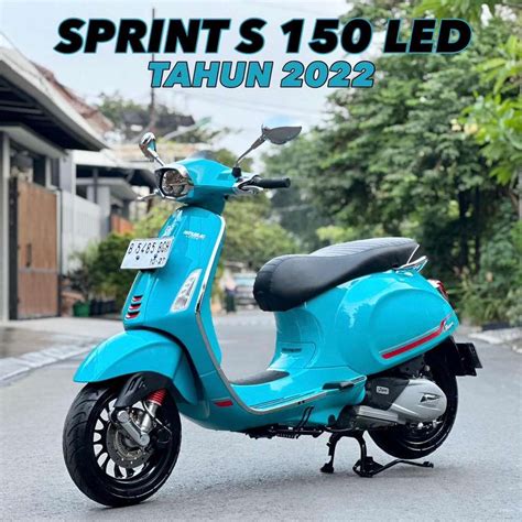 Piaggio Vespa Sprint S Iget Led Th Motor Bekas