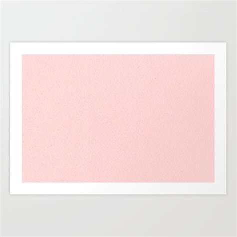 Solid Blush Pink Art Print By NewburyBoutique Society6