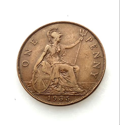 George V Bronze One Penny Coin B Ebay