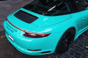 2019 Porsche 991 Targa 4 GTS PTS Mint Green PCARMARKET