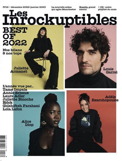 Les Inrockuptibles Num Ro Double Best Of D Cembre Janvier