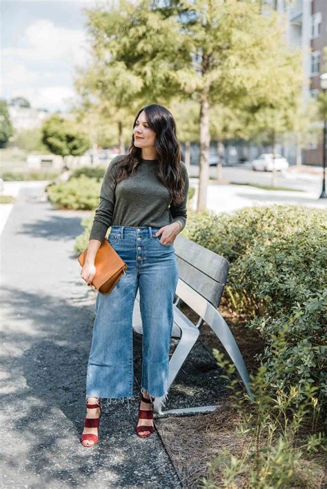 A Fall Spin On My Favorite Wide Leg Cropped Jeans Wide Leg Jeans