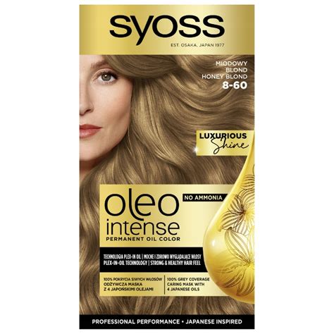 Syoss Oleo Intense Farba Do W Os W Miodowy Blond