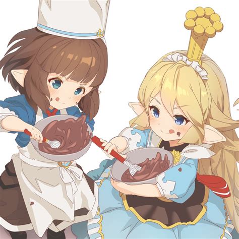 Charlotta And Bridgette Granblue Fantasy Drawn By Orakkasei Danbooru