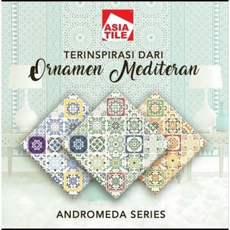 Jual Keramik Asia Tile Andromeda Glossy Ukuran 40x40 Shopee Indonesia