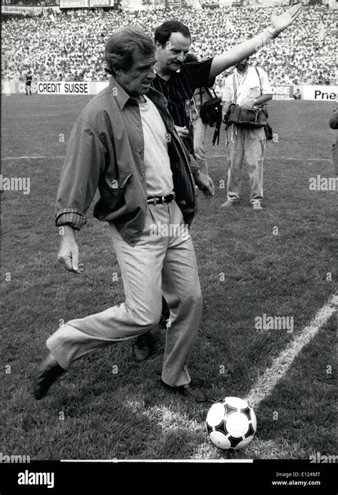 May 05, 1986 - Start-Kick by Belmondo: The French actor Jean-Paul ...