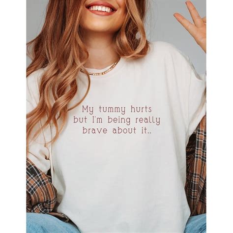 My Tummy Hurts Shirt Tummy Ache Shirt Survivor Stomach Ach Inspire