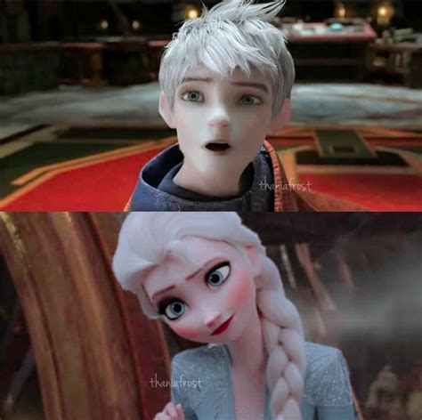 Jelsa Elsa And Jack Frost Frozen 2 Rotg Edit By Thaniafrost