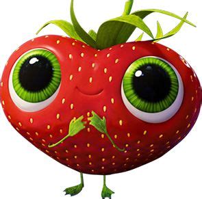 Cloudy with a chance of Meatballs character Cute Barry the Strawberry ...