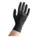 Lavex Powder Free Disposable Nitrile Black Mil Thick Textured Gloves