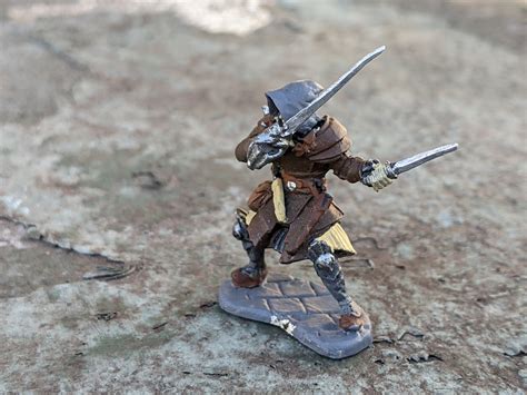 Dual Wielding Rogue Assassin Dnd or Pathfinder Mini - Etsy