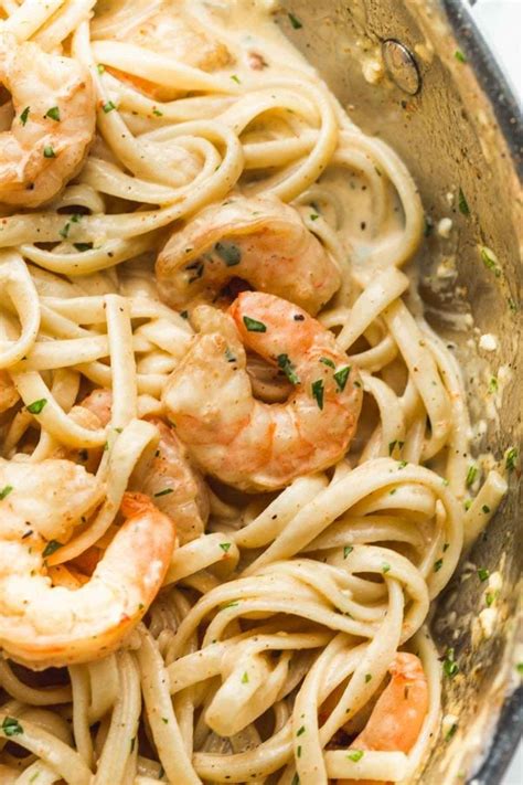 Creamy Garlic Shrimp Pasta Little Sunny Kitchen