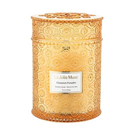 Snagshout La Jolie Muse Pumpkin Cinnamon Candle Natural Soy Candle