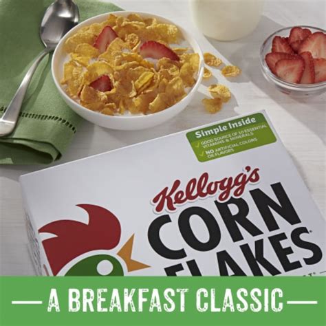 Kelloggs Corn Flakes Breakfast Cereal Original 24 Oz King Soopers