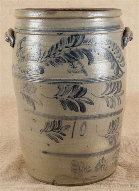 10 Gallon Stoneware Crock Antique Crocks Antique Stoneware