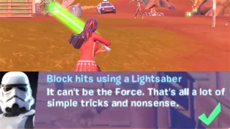 Block Hits Using A Lightsaber May The 4th Quest 2030 Update Fortnite