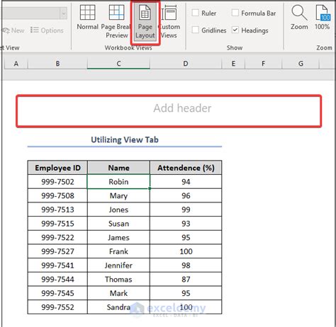 How To Edit Headers In Excel 6 Easy Methods Exceldemy