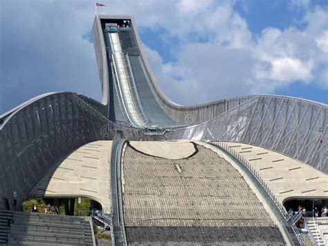 Ski jump in Holmenkollen editorial stock image. Image of oslo - 155005214