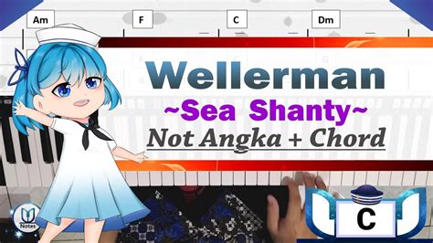 Wellerman Sea Shanty Keyboard Tutorial Cover In C Not Angka