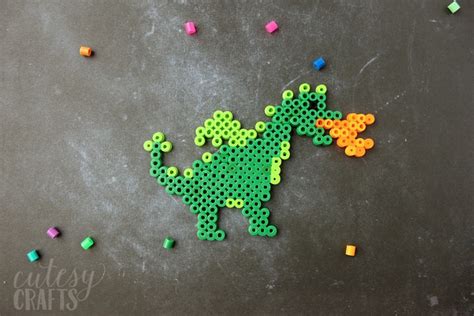 Cute Dragon Perler Beads