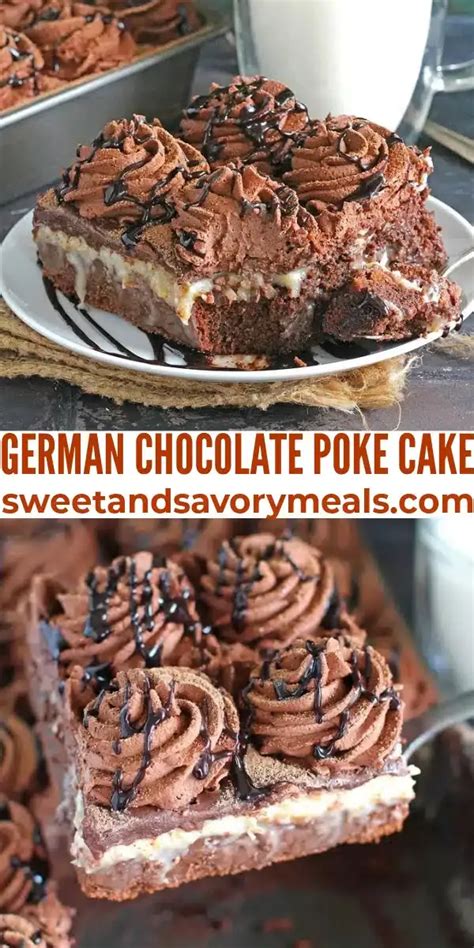 German Chocolate Poke Cake Artofit