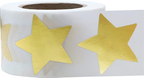 Hycodest Mm Golden Star Metallic Aufkleber Selbstklebende Stern