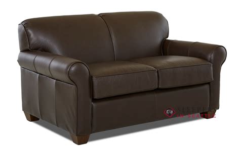 Customize and Personalize Calgary Twin Leather Sofa by Savvy | Twin Size Sofa Bed ...