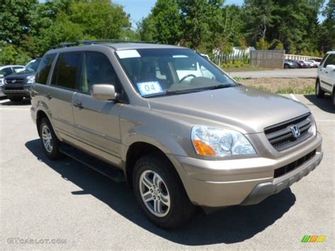 2004 Sandstone Metallic Honda Pilot Ex L 4wd 68523578 Photo 15