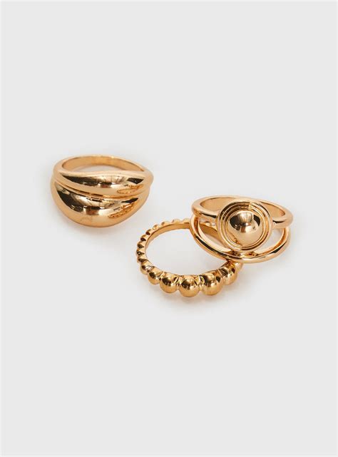 Mariella Ring Pack Gold