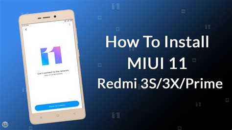 How To Install Miui On Redmi S X Prime Youtube