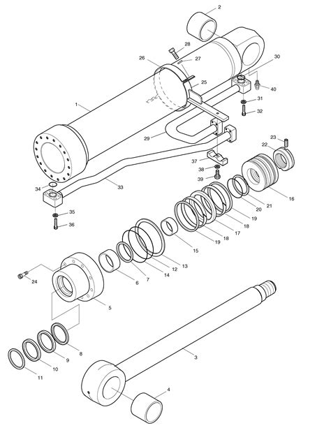 BOOM CYLINDER R H SOLAR 400LC V Doosan Parts Catalog Online