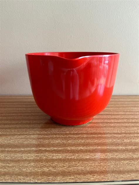 Rosti Denmark Mepal Service 1 5L Orange Mixing Bowl 1970s Etsy