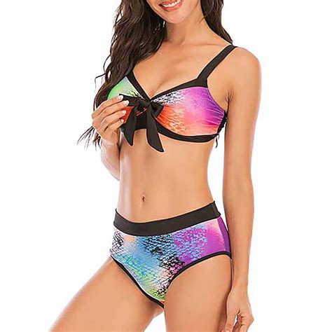 Baocc Bikini Sets For Women Women Bikini Set Solid Color Sexy Triangle