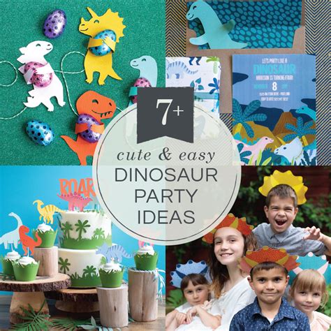 7+ Cute & Easy DIY Dinosaur Party Ideas - Lia Griffith