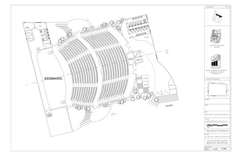 Plano De Un Auditorio