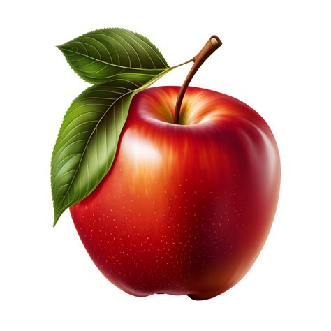 Apfel Apfel Png Apfel Mit Transparent Hintergrund Ai Generiert