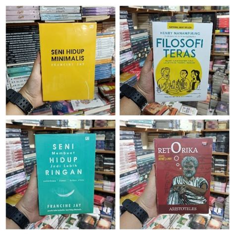 Jual Paket 4 Buku Seni Hidup Minimalis Filosofi Teras Seni Membuat