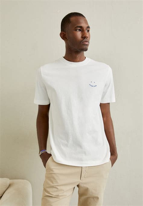 Ps Paul Smith Happy Basic T Shirt Off White Off White Zalando Ie