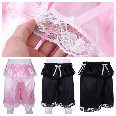 SISSY SEXY LINGERIE homme frilly fleuromer femme de ménage french cross culottes culotte EUR 8