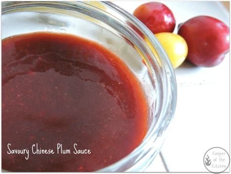 Savoury Chinese Plum Sauce Recipe Keeper Of The Kitchen