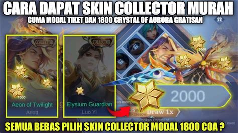 Murah Banget Cara Mendapatkan Skin Collector Arlott Modal Coa