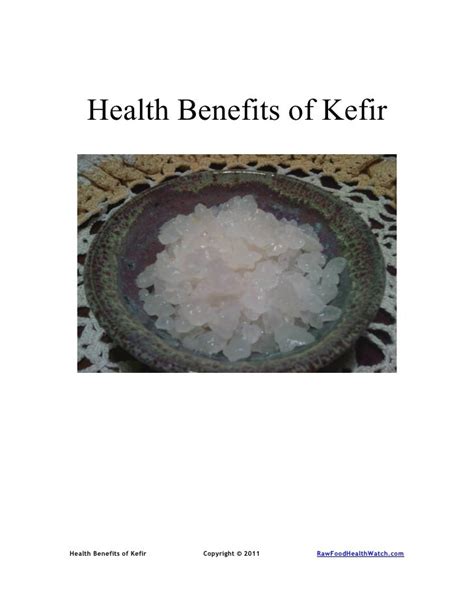 Health Benefits of Kefir