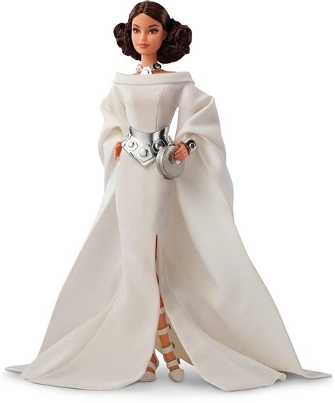 Amazon.com: Barbie Collector Star Wars Princess Leia Barbie Doll, in ...