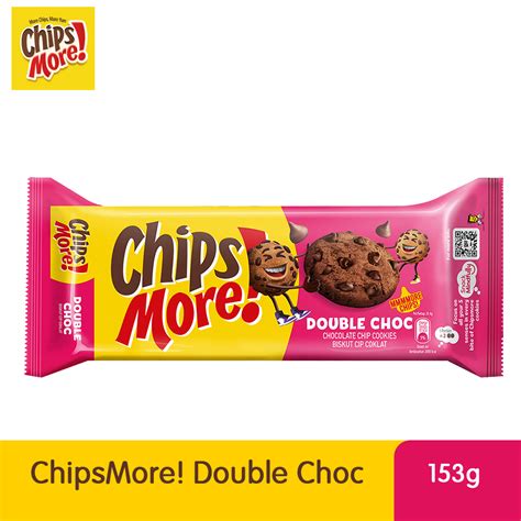 ChipsMore Double Choc Chocolate Chip Cookies 153G 4277598 Fmcg My