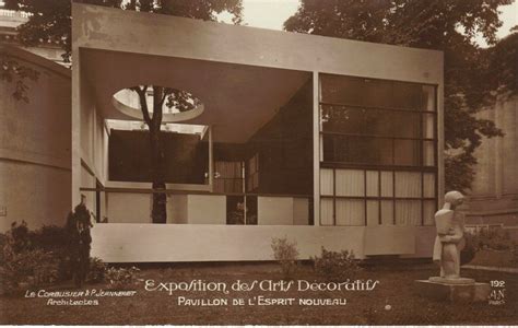 Le Corbusier And P Jeanneret S Pavillon De Esprit Nouveau 1925 Paris