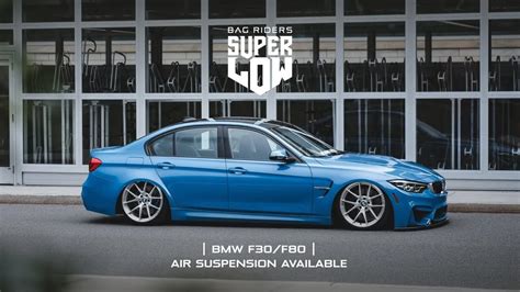 Bagged BMW F80 M3 M4 Super Low Air Suspension By Bag Riders YouTube