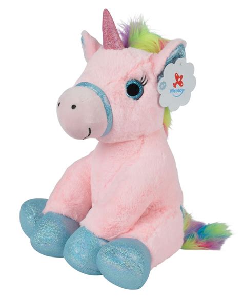 Nicotoy Peluche Licorne Assis Rose Cm Livraison Gratuite H