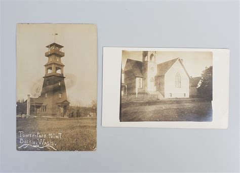 Early Buckley Washington Real Photo Postcards Tower Point Park - Etsy