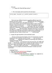 Lesson What Will Man Be Like Esl Worksheet By Zaitouna